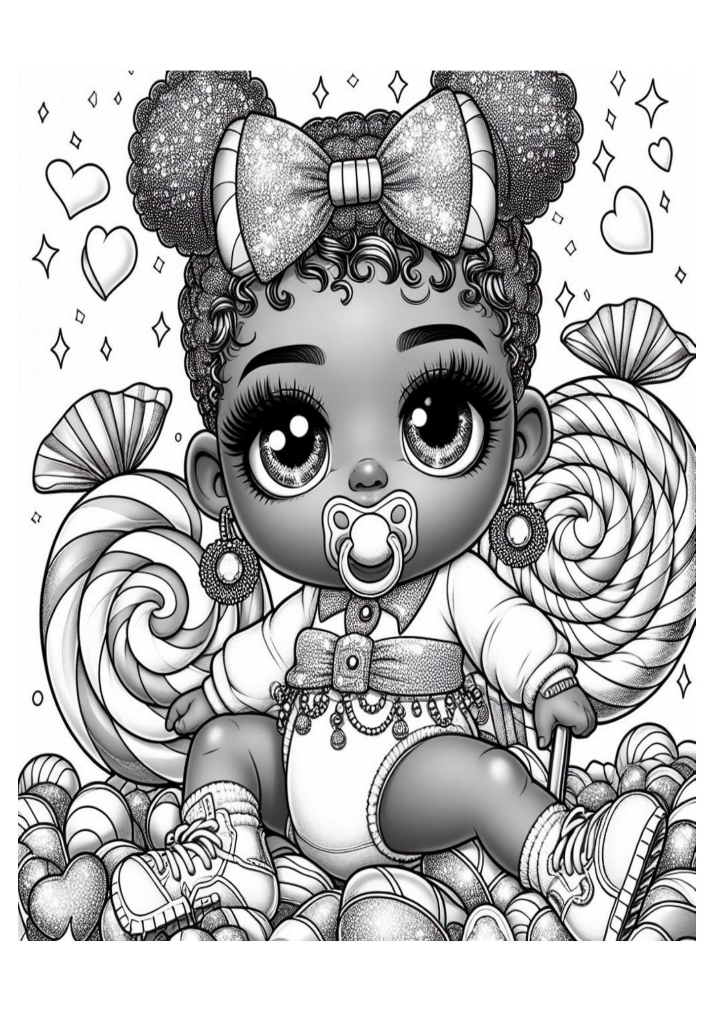 Sweet Treats & Chibi Delights Coloring Book