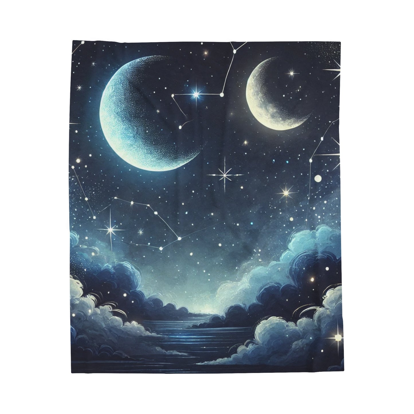 Moon & Stars Dreamscape Plush Blanket