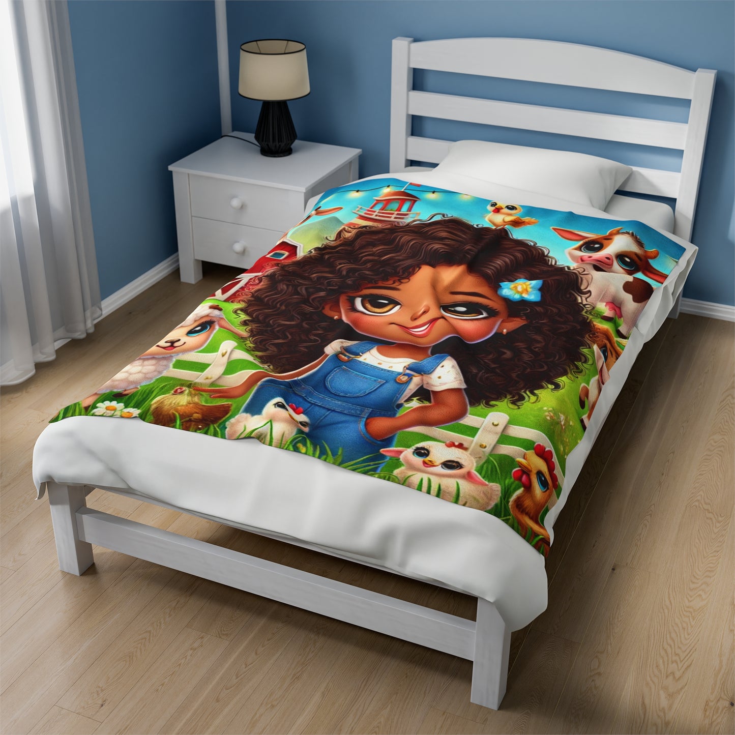 Hazel J’s Farm Friends Plush Blanket