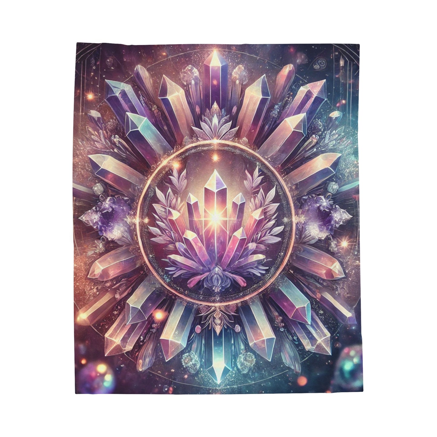 Crystal Energy Plush Blanket