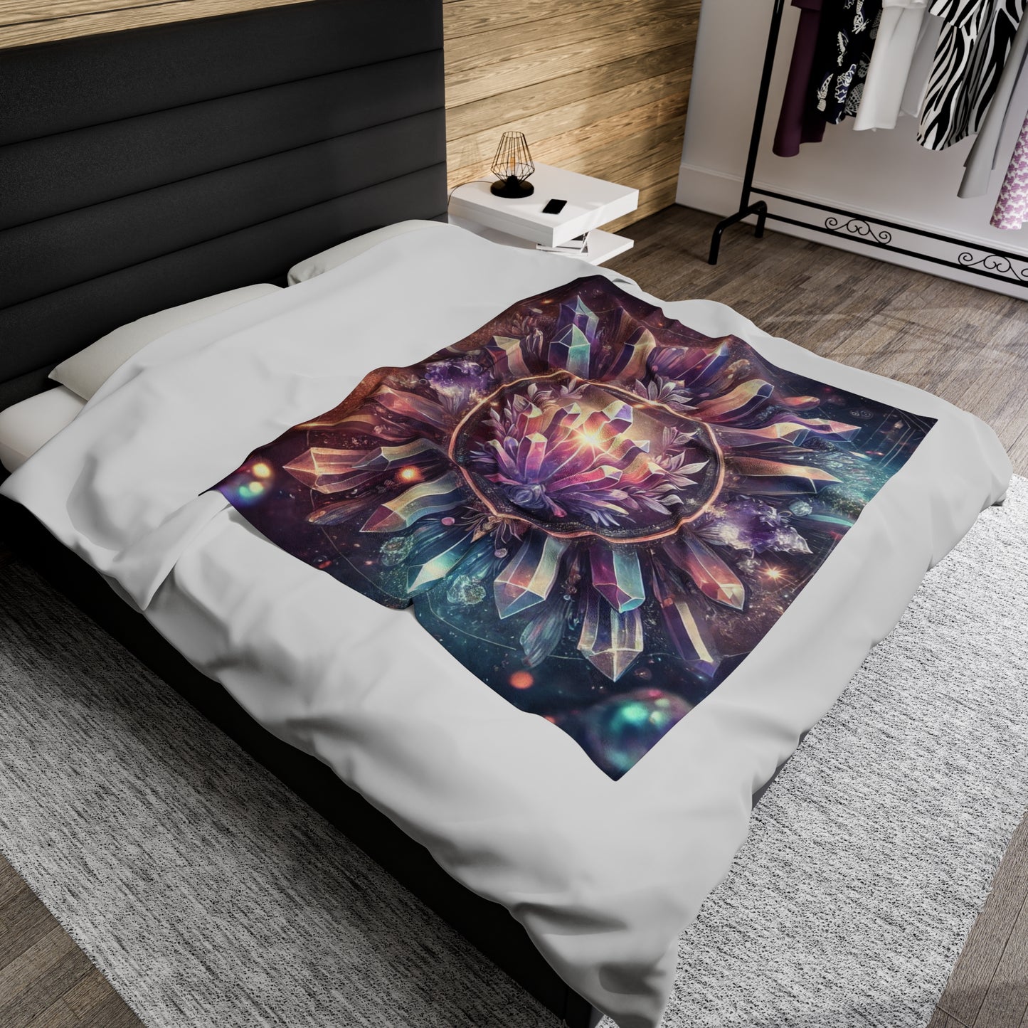 Crystal Energy Plush Blanket