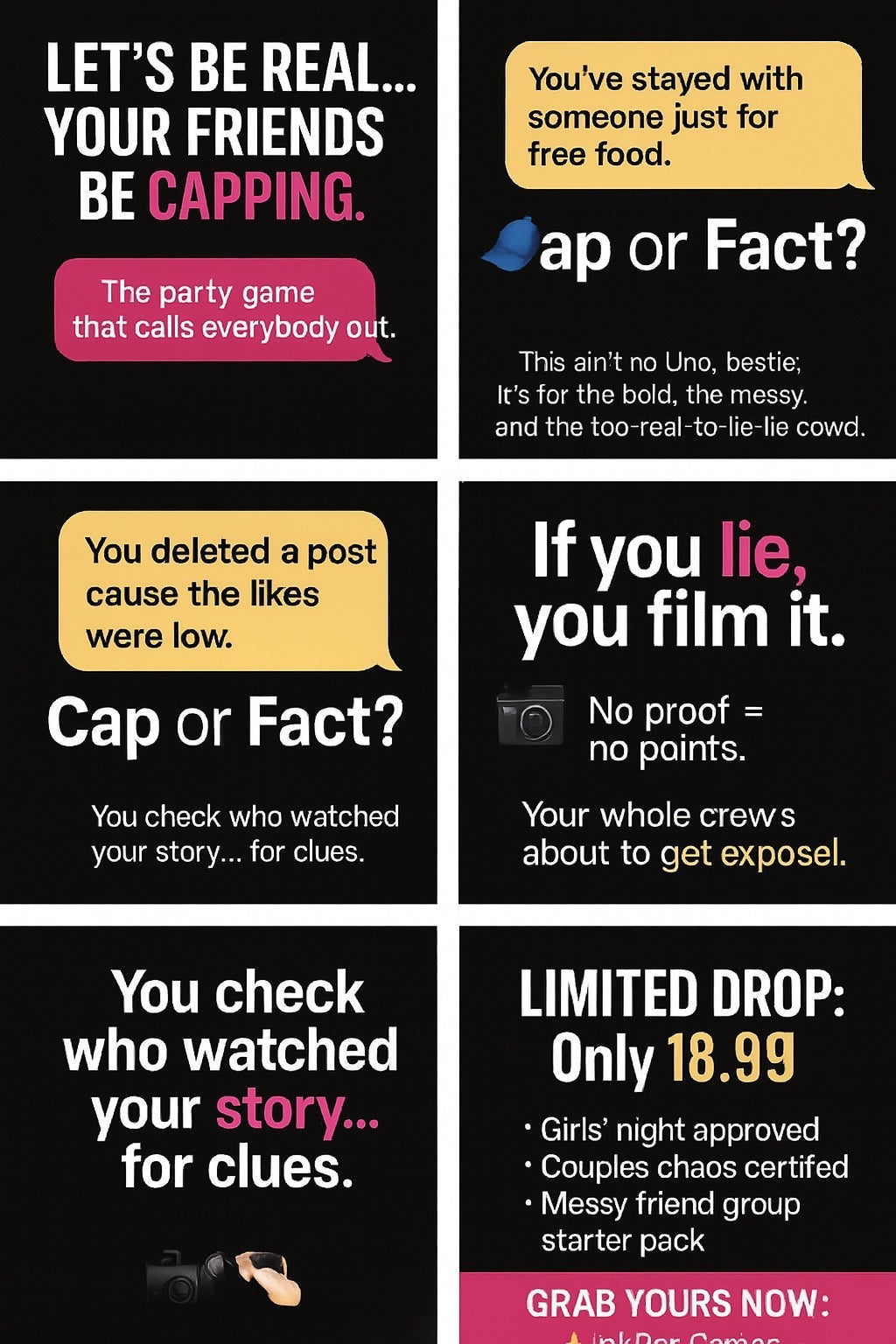 Cap or Fact? – The Petty Party Game of Calling People Out