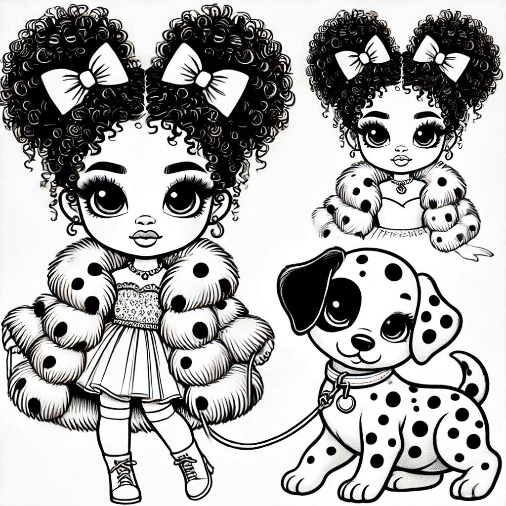 Nia & Rocky's Playful Coloring Adventures