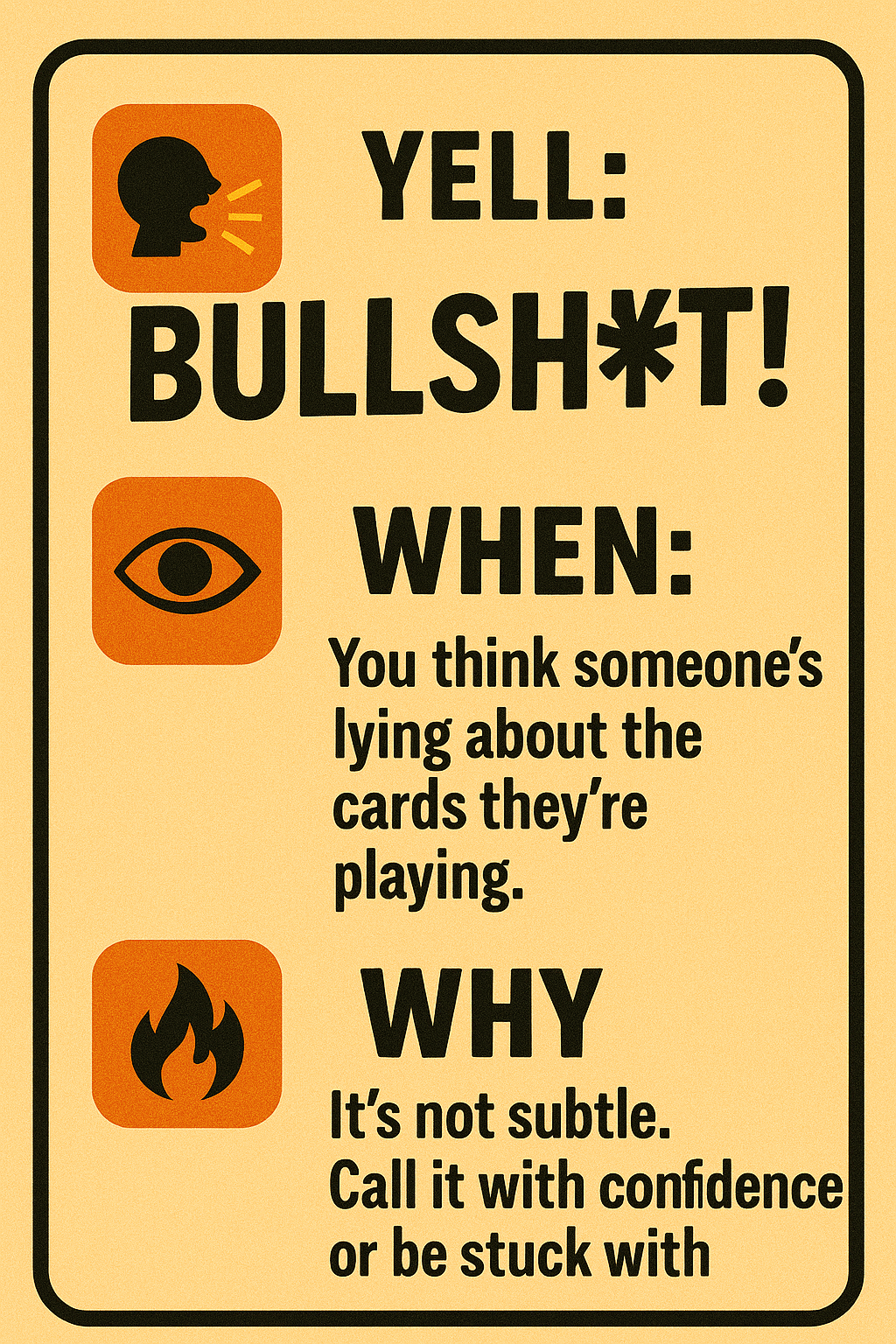 BULLSH*T! – The Card Game Where Lies Get Loud