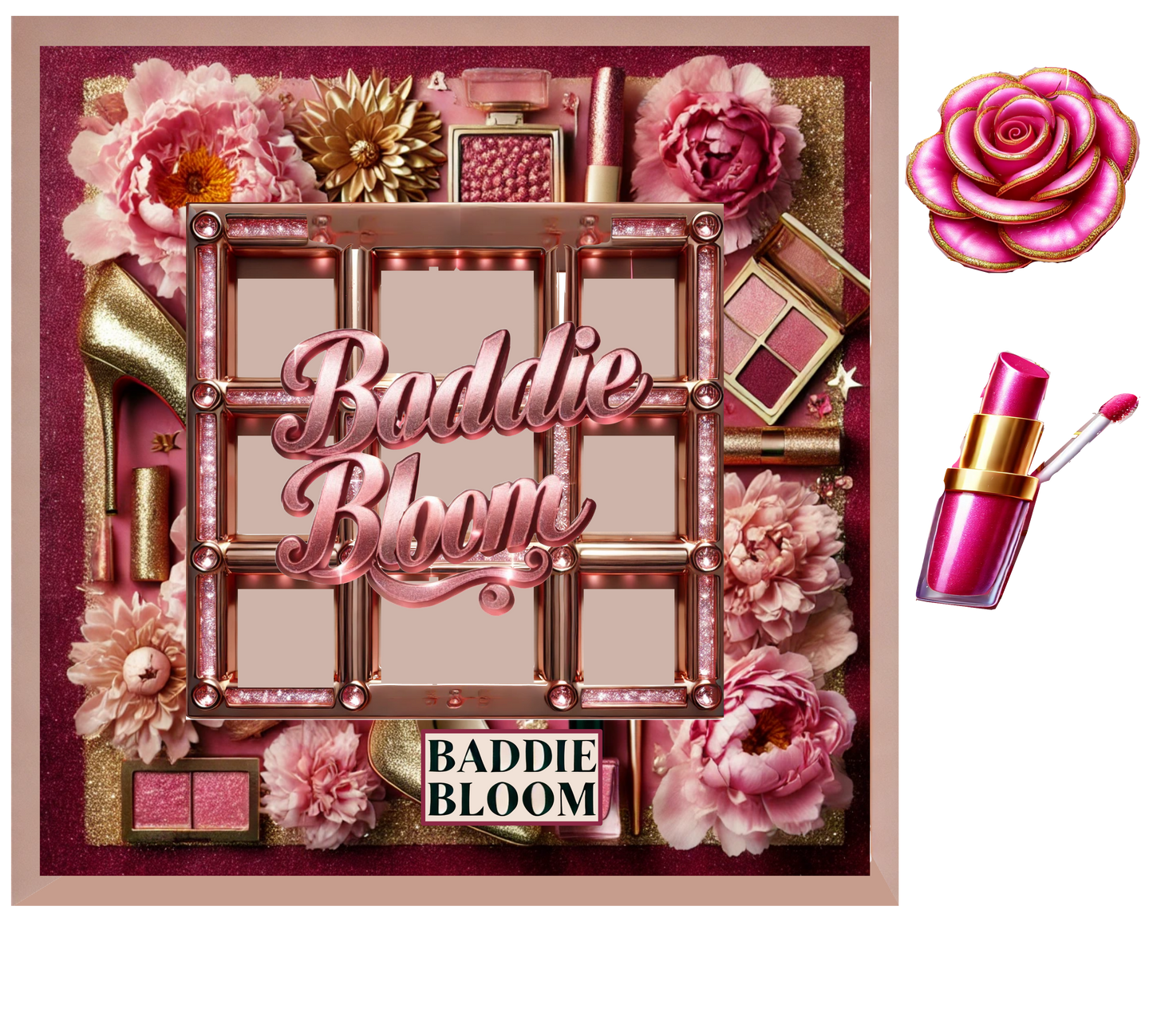 🌸Beauty Meets Fun - Baddie Bloom Tic-Tac-Toe