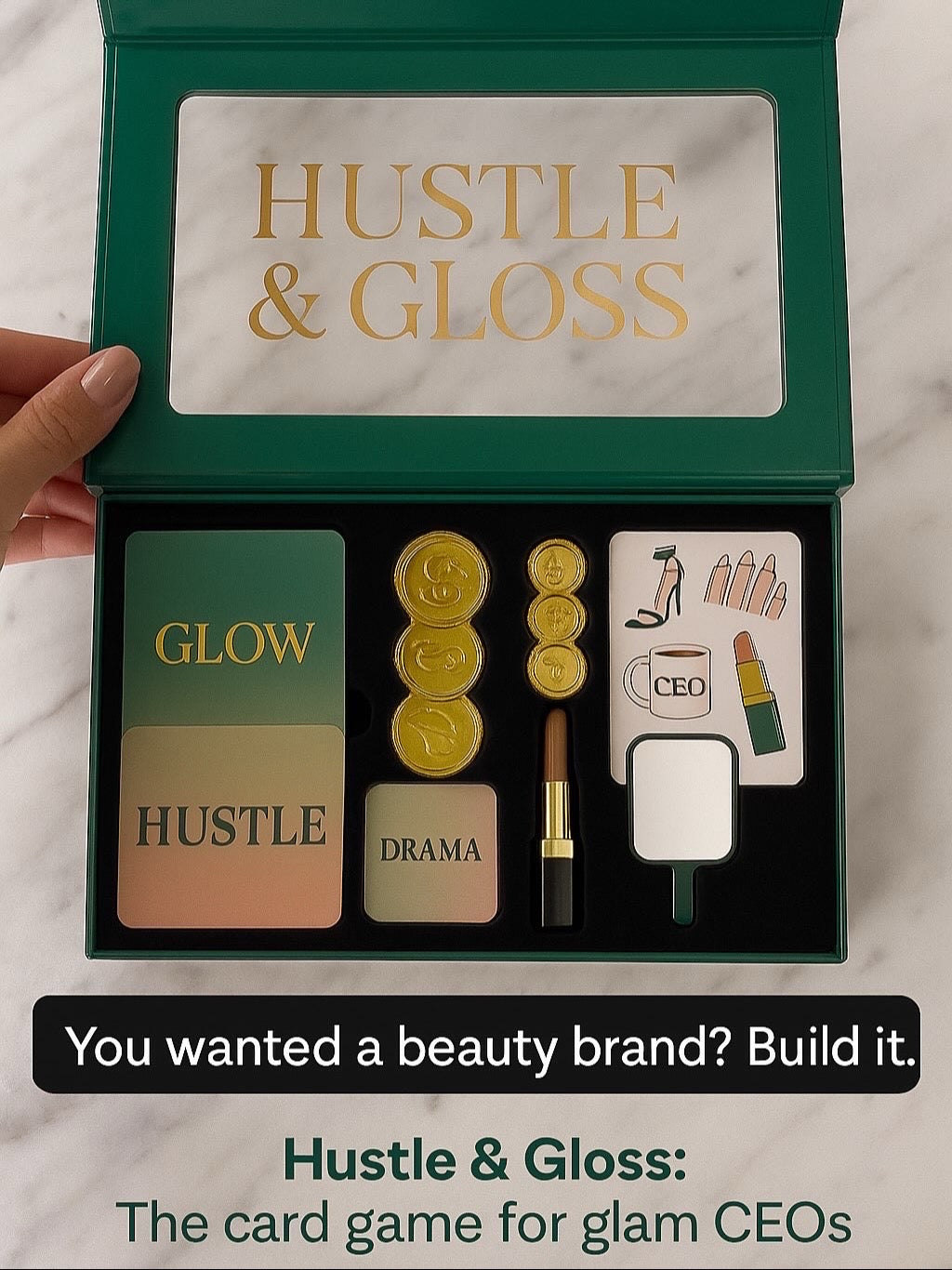 Hustle & Gloss – A Strategy Game for Soft CEOs & Bold Planners