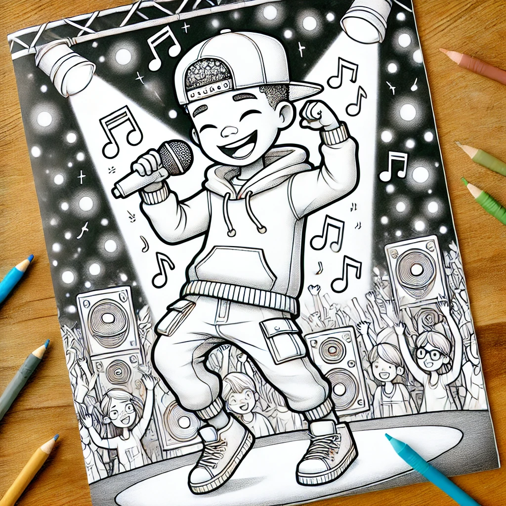 Rock on with Tyler : A Musical Coloring Quest