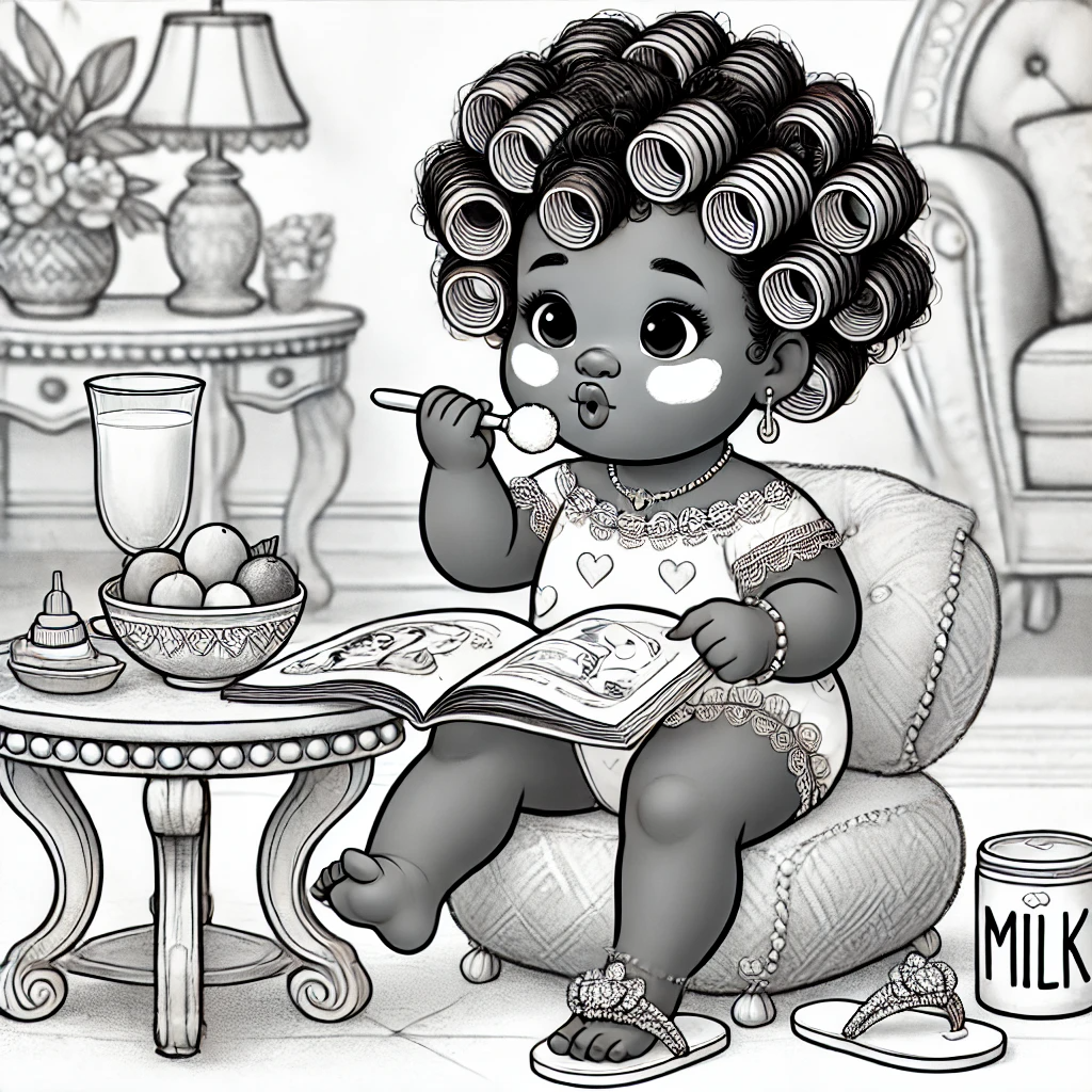 Spa Day with Zoe Coloring Book