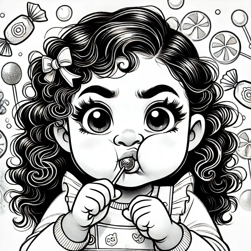 Pucker Up Ava's Sour Adventure Coloring Book