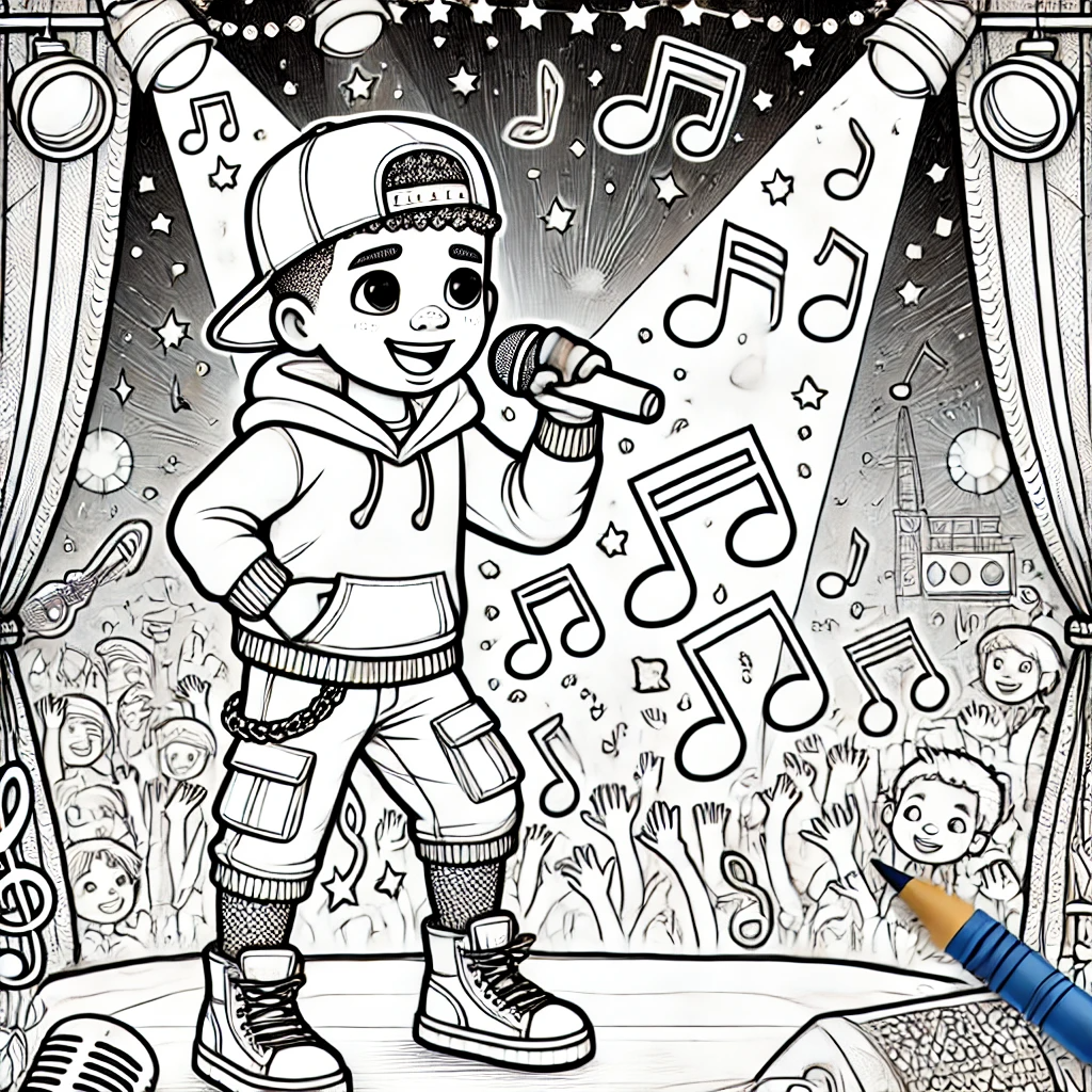 Rock on with Tyler : A Musical Coloring Quest