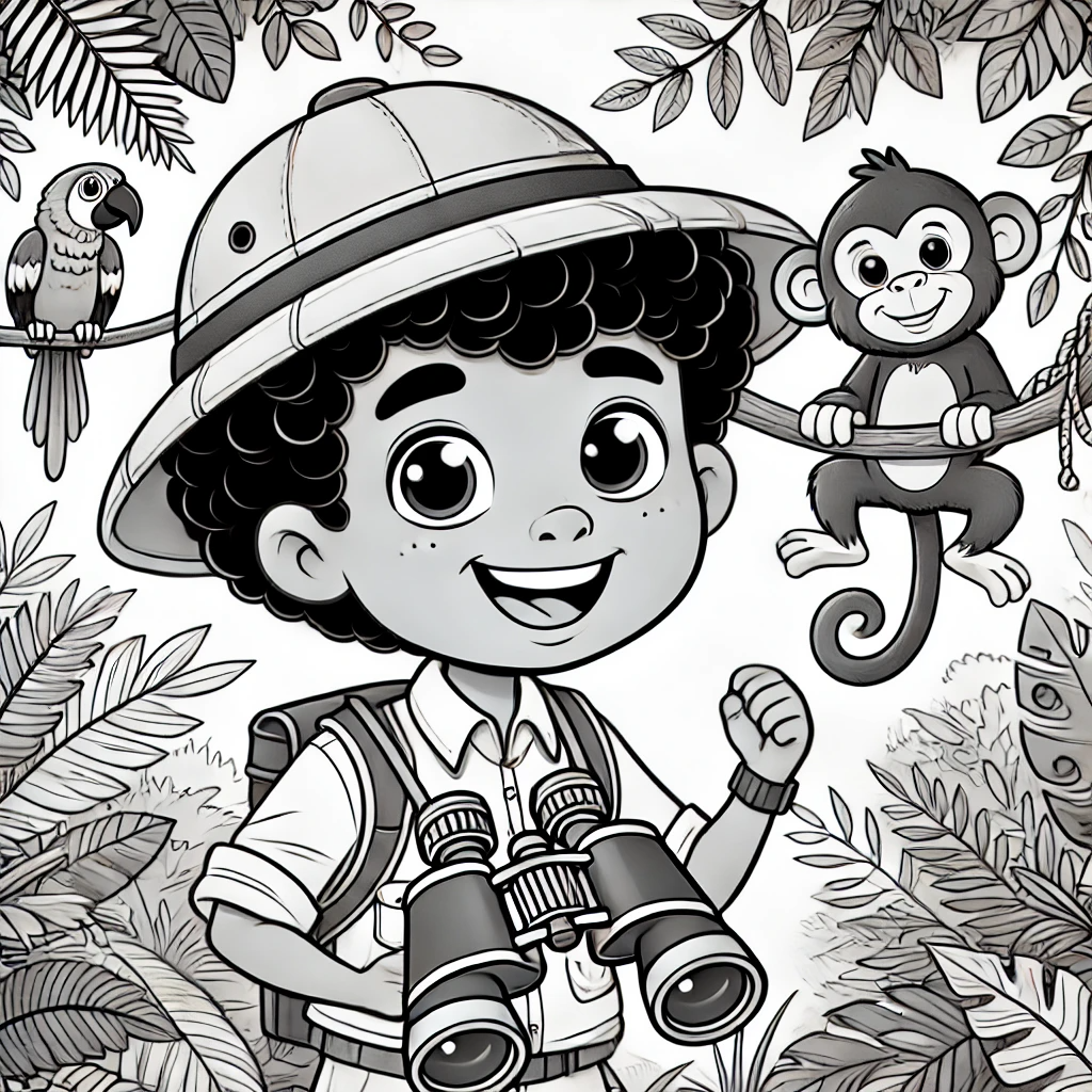Adventures with Jayden: A Fun-Filled Coloring Book