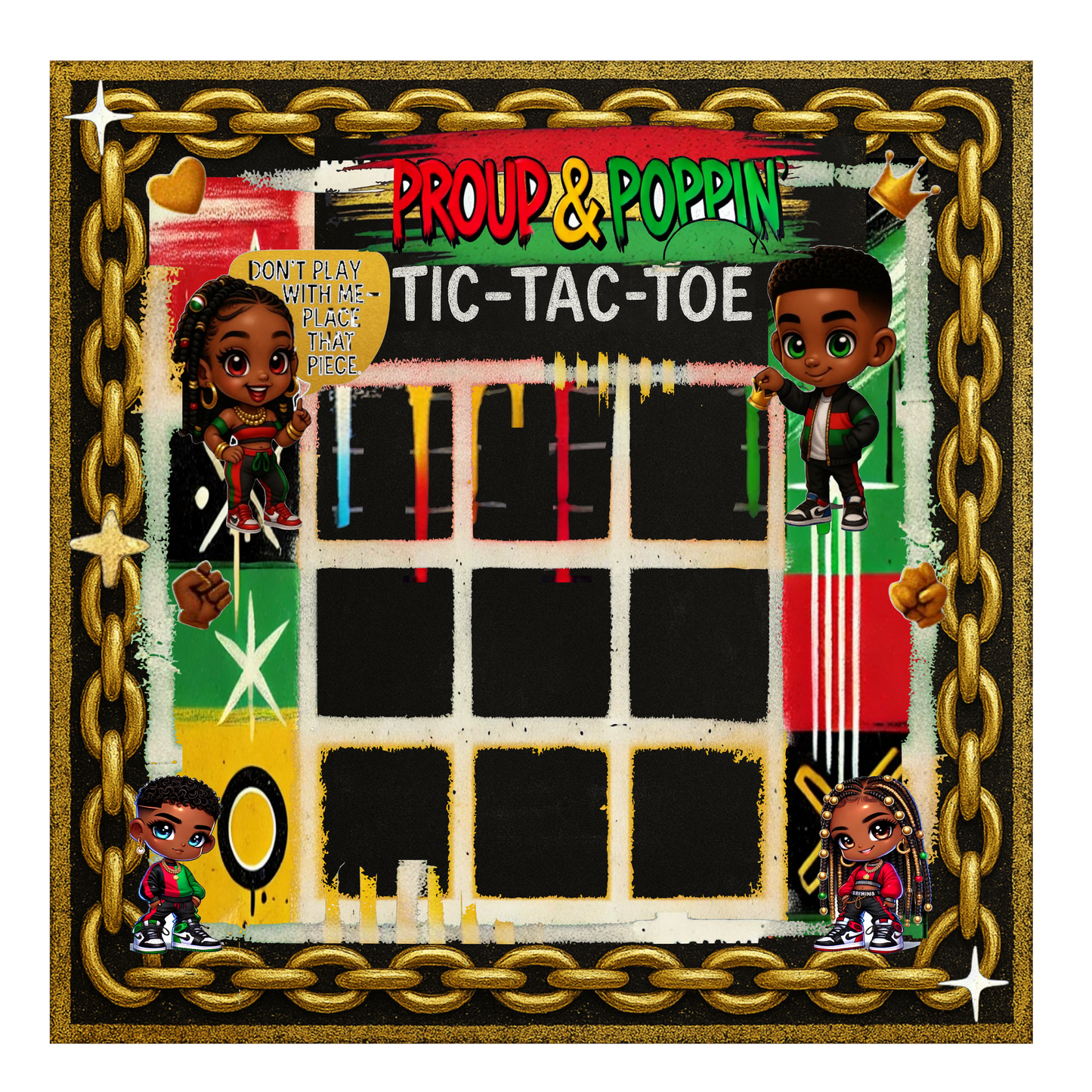 ⭐ Proud & Poppin’ – Juneteenth Board Game
