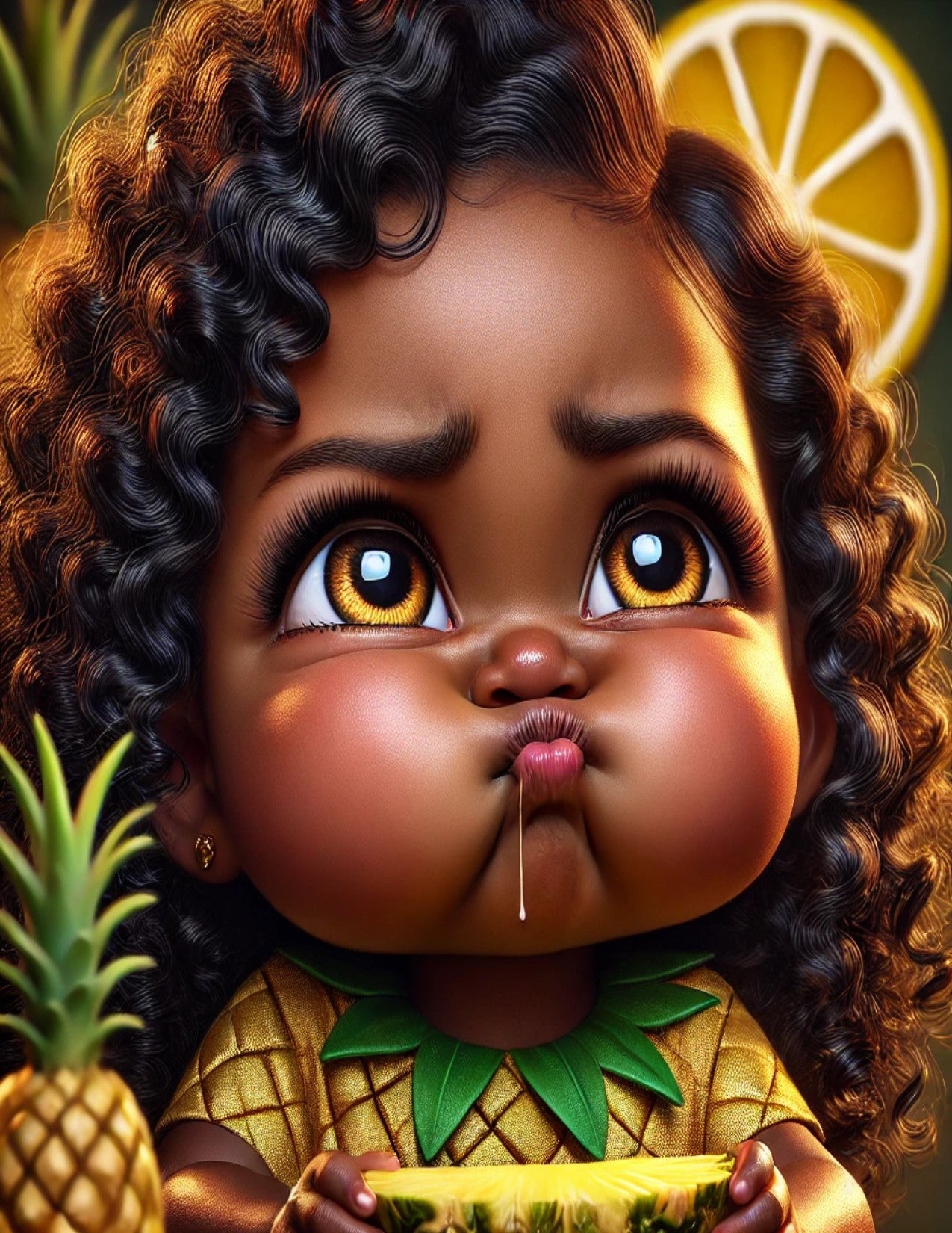 Pucker Up Ava's Sour Adventure Coloring Book