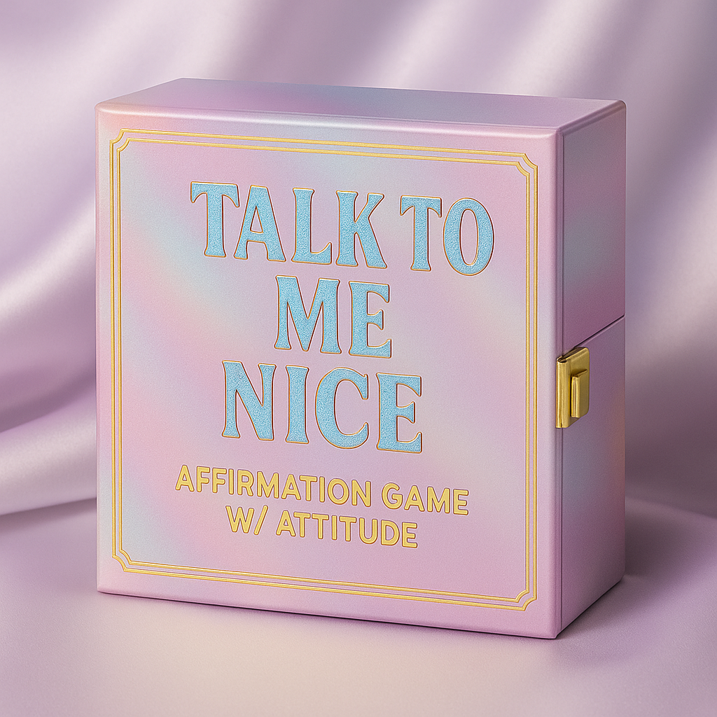 TALK TO ME NICE: The Affirmation Game with Attitude