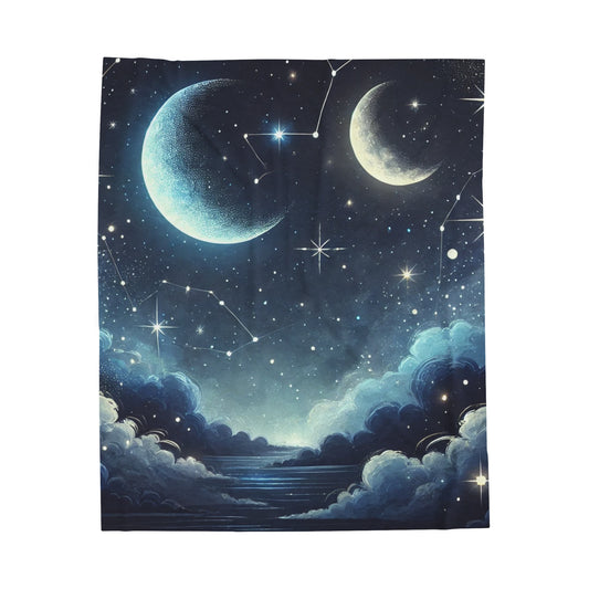 Moon & Stars Dreamscape Plush Blanket