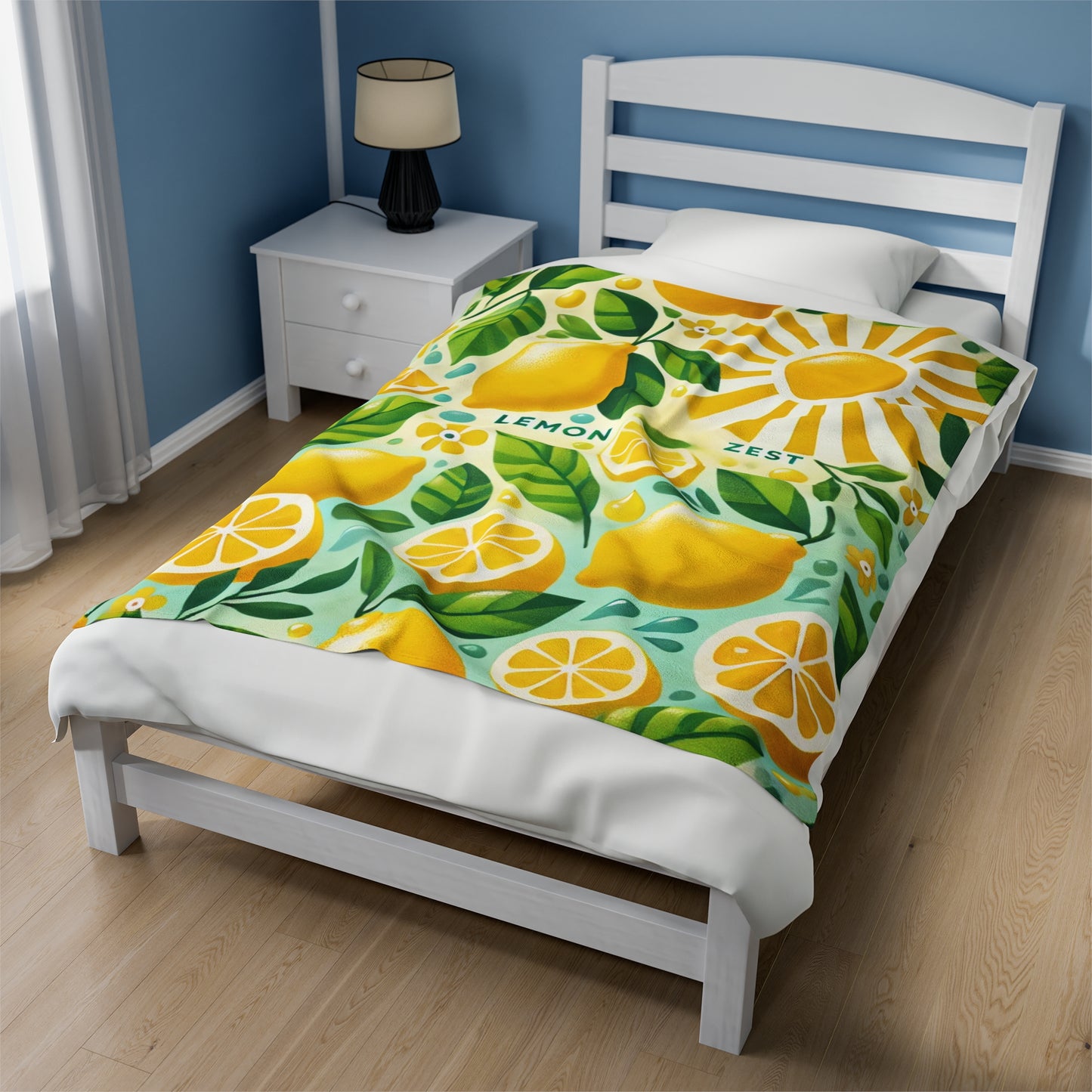 Lemon Zest Plush Blanket