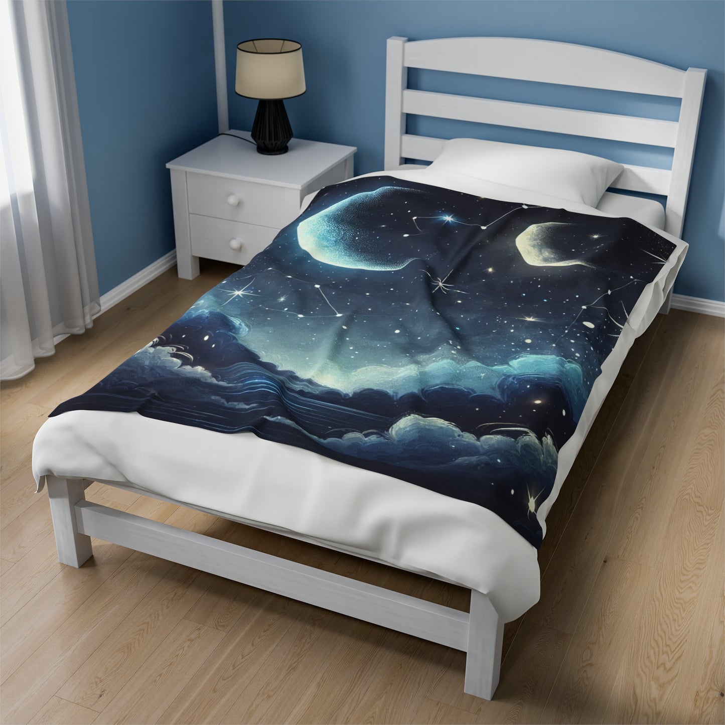 Moon & Stars Dreamscape Plush Blanket