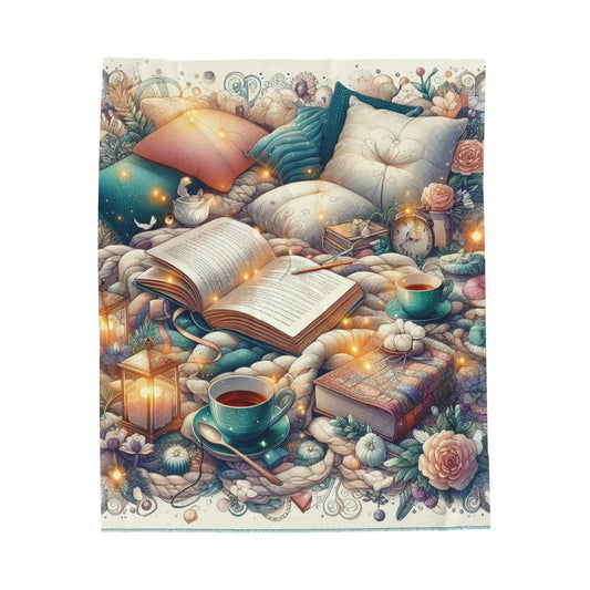 Cozy Reads Plush Blanket