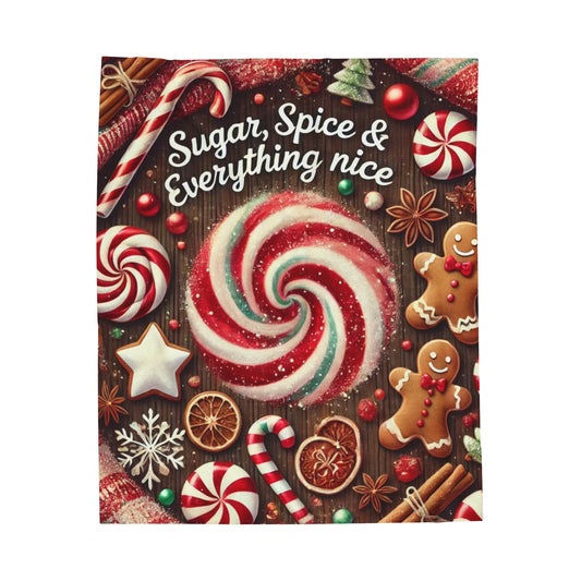 Sugar, Spice & Everything Nice Plush Blanket