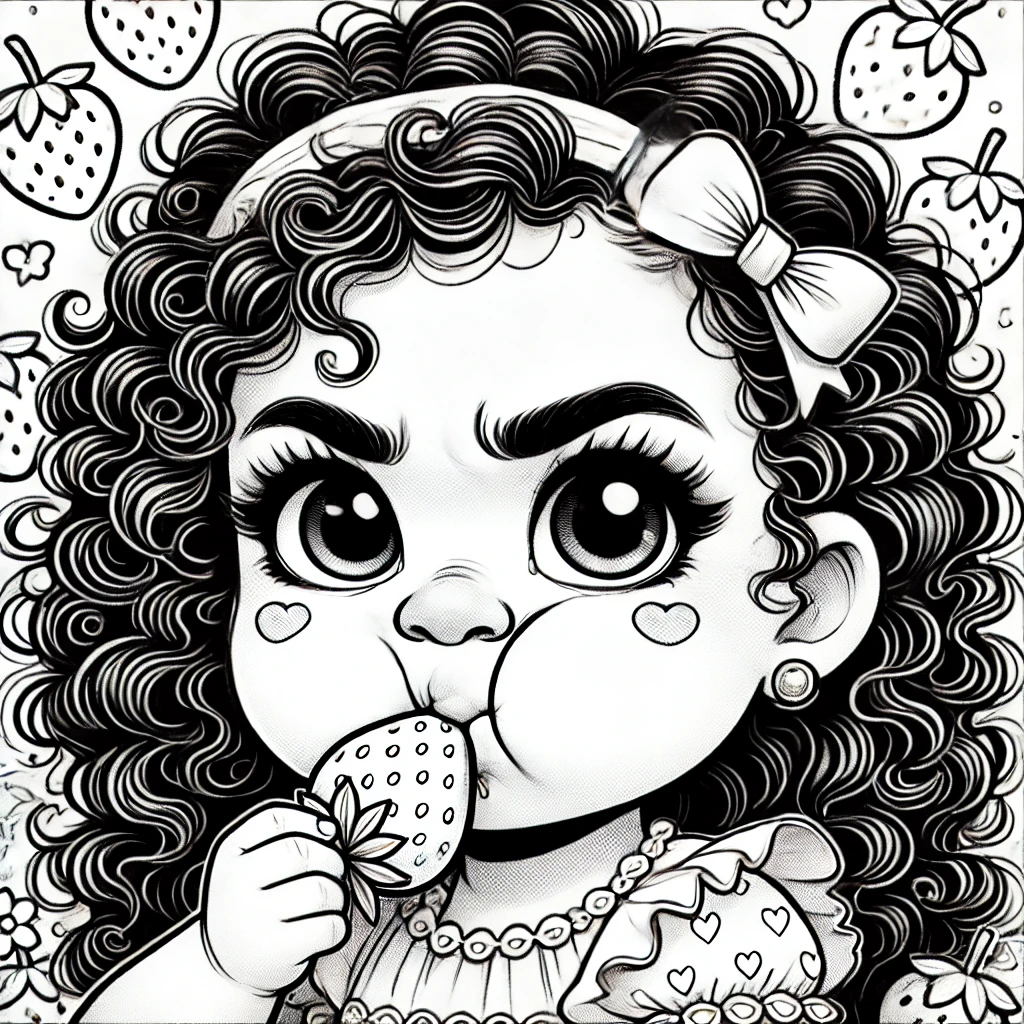 Pucker Up Ava's Sour Adventure Coloring Book
