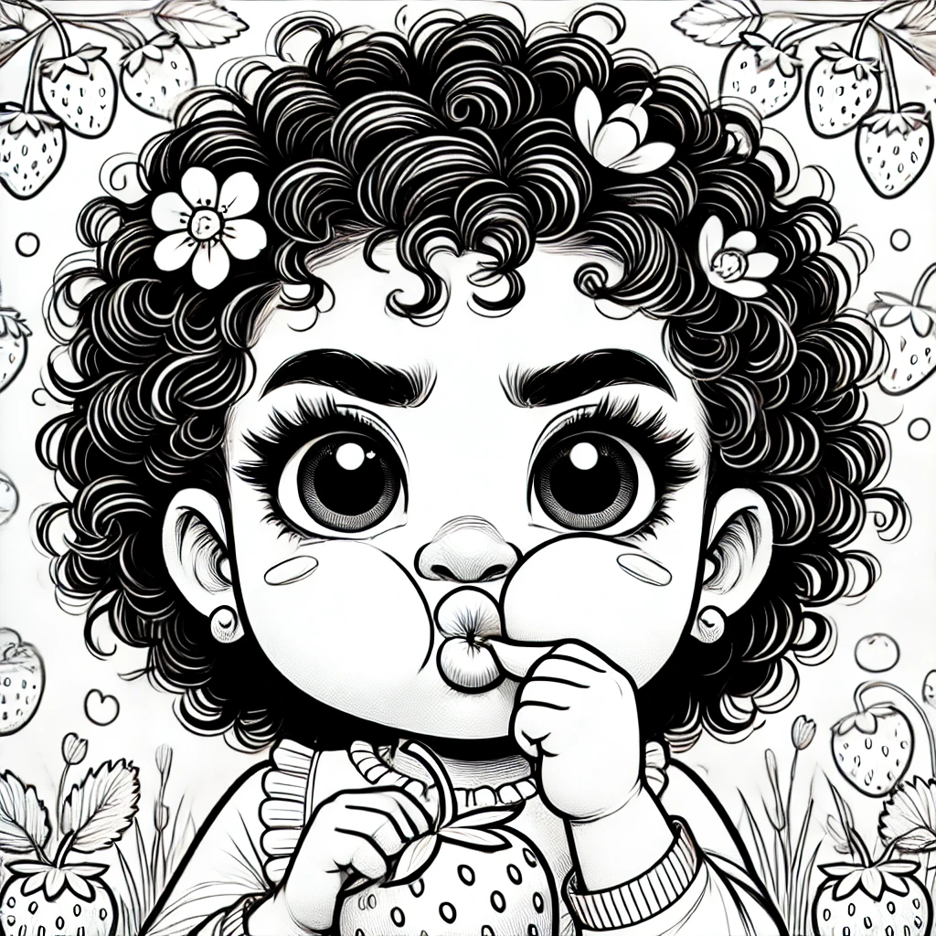 Pucker Up Ava's Sour Adventure Coloring Book