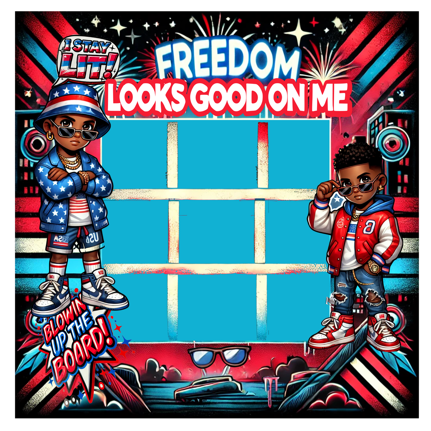 🔥 Freedom Looks Good On Me – Urban Fireworks Edition