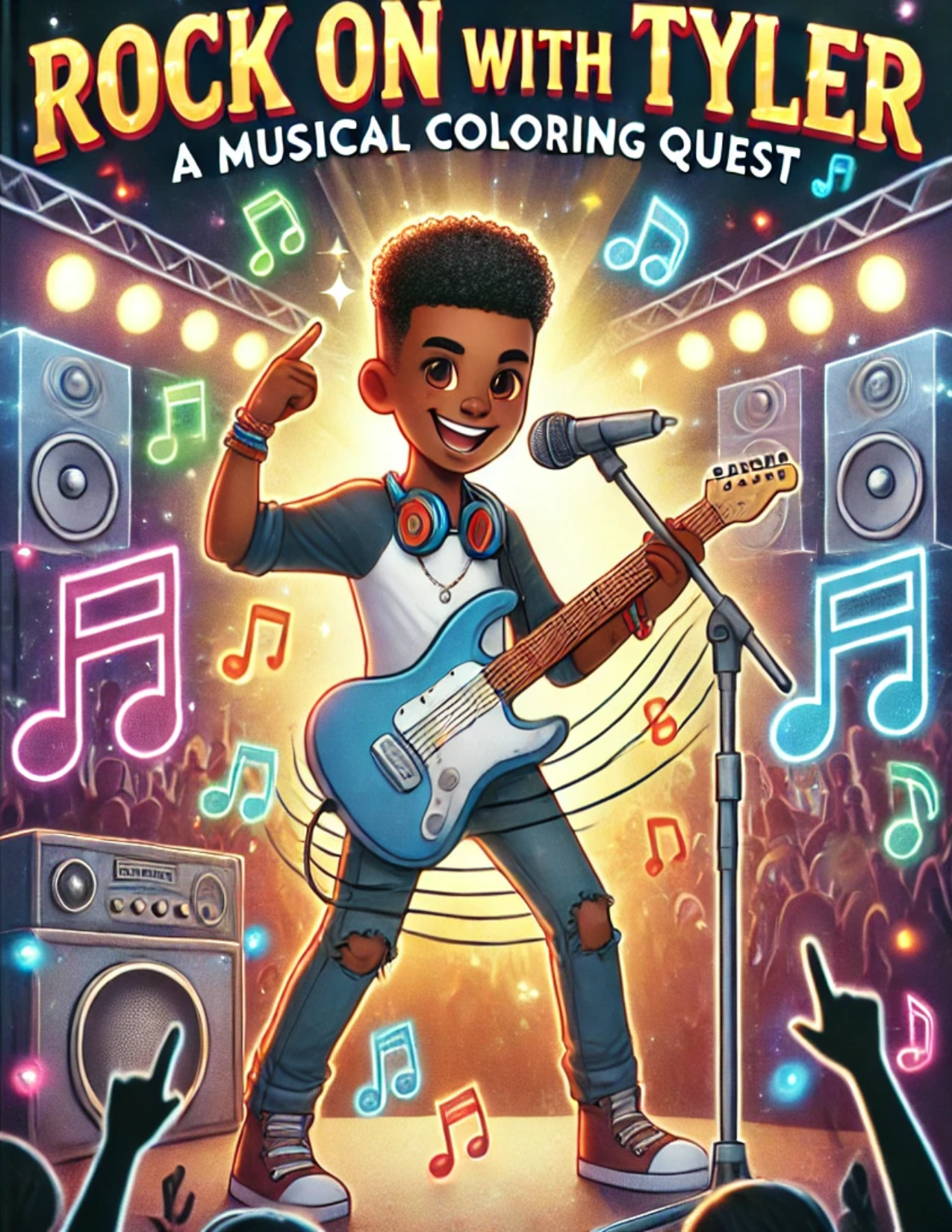Rock on with Tyler : A Musical Coloring Quest
