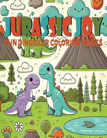 Jurassic Joy: Fun Dinosaur Coloring Pages