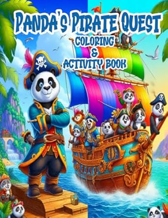 Panda's Pirate Quest Coloring & Activity Book