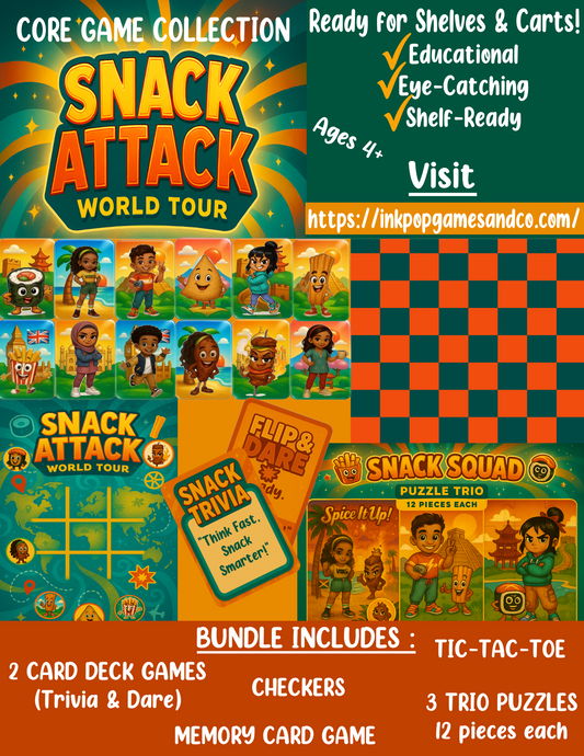 Snack Attack: World Tour – Game Night Mega Bundle
