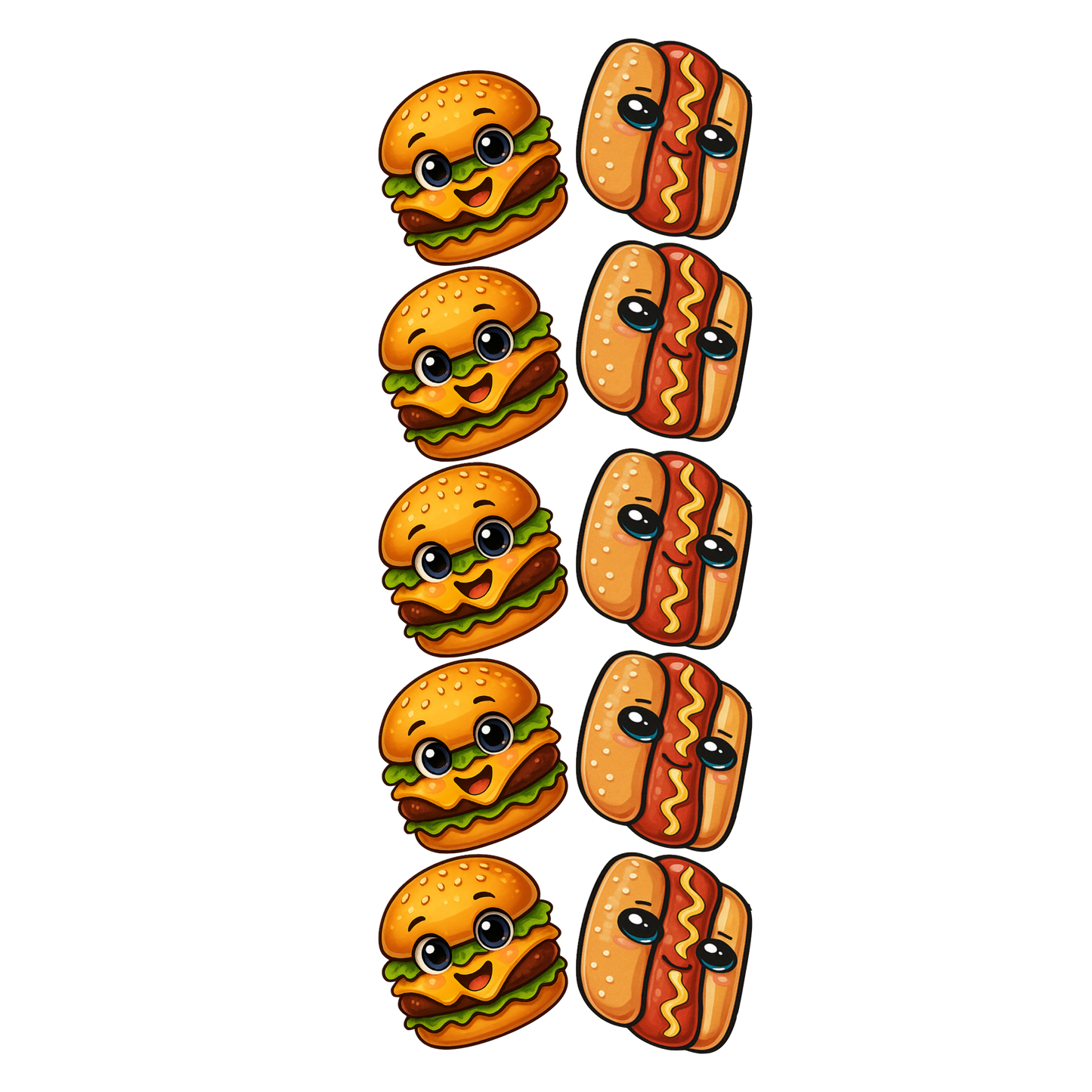 🍔 Snack Attack – Ketchup vs Mustard Edition