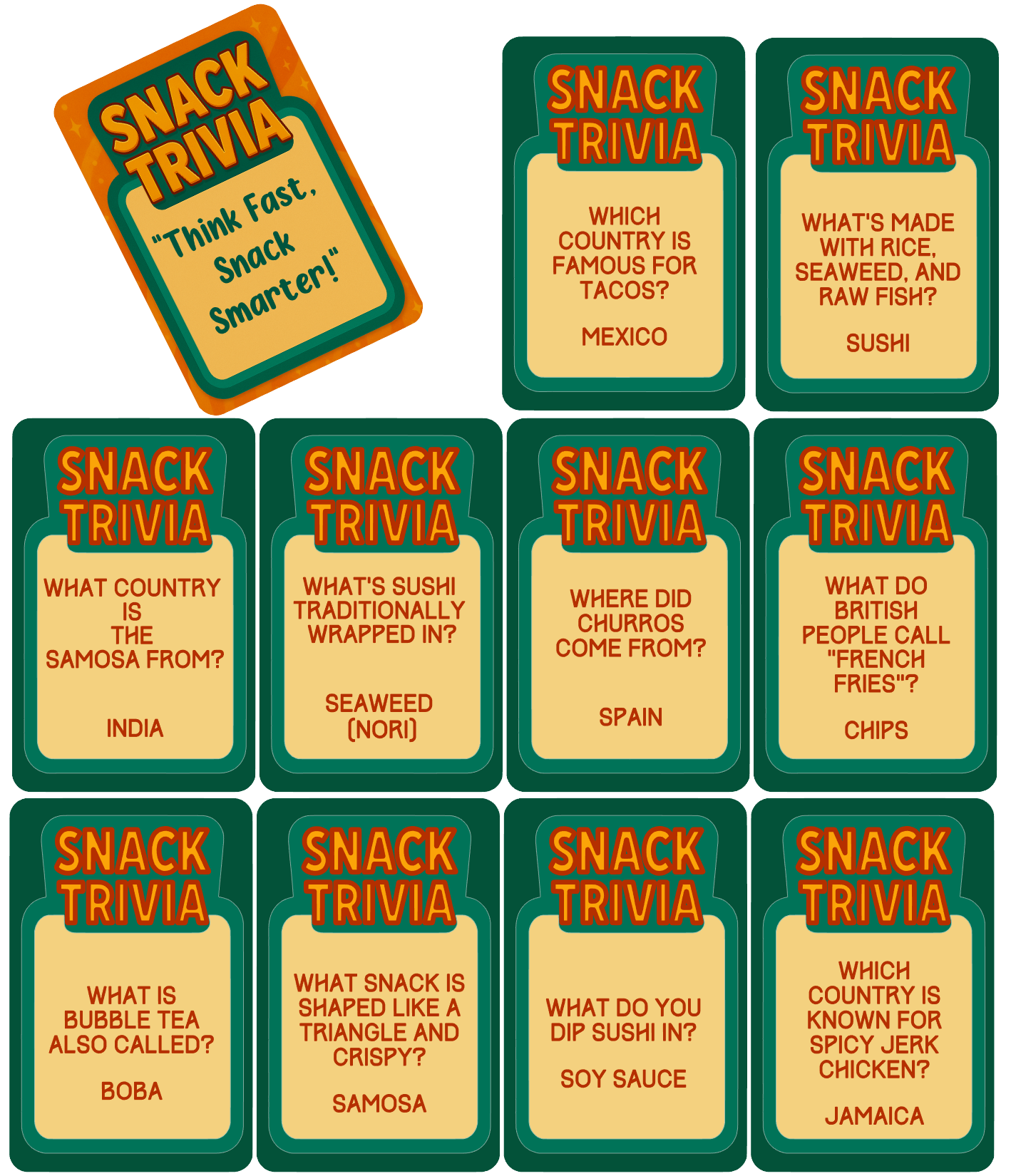 Snack Attack: World Tour – Game Night Mega Bundle