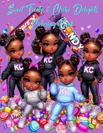 Sweet Treats & Chibi Delights Coloring Book